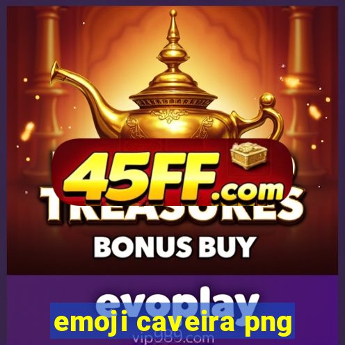 emoji caveira png